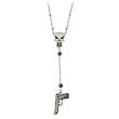 Punisher Gun Charm Necklace